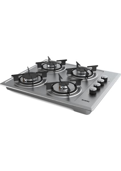 Kumtel Siyah Emaye Rustik Ankastre Ocak (M6-40BF) 5