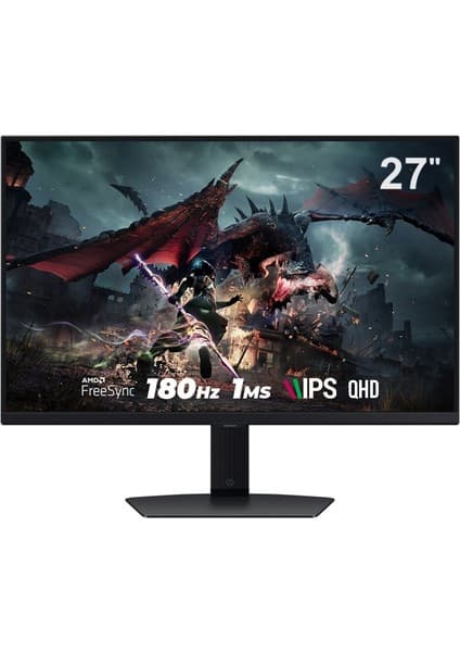 Samsung Odyssey G5 G50D 27" 180Hz 1ms Freesync 2560x1440 Qhd Pivot IPS Gaming Monitör LS27DG502EUXUF