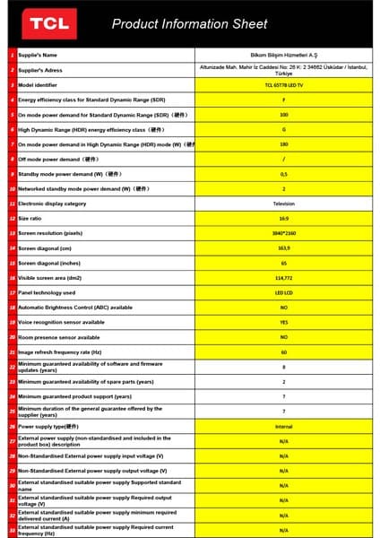 TCL 75T7BG 75" 190 Ekran Dahili Uydu Alıcılı 4K Ultra HD Smart QLED TV 8