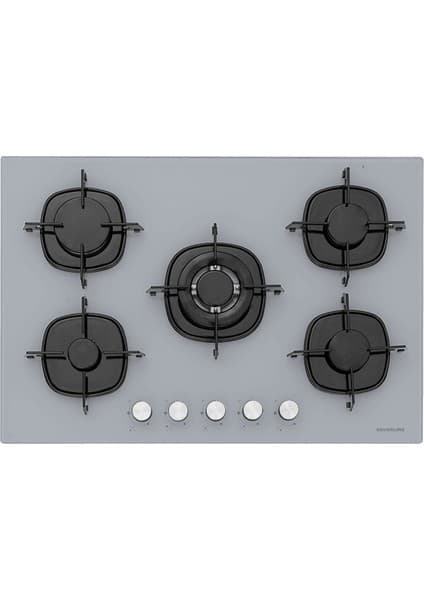 Silverline CS5365S01 75 CM Ankastre Ocak Gri