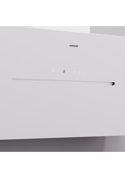 Kügerr D8 90 cm Beyaz Sessiz Davlumbaz