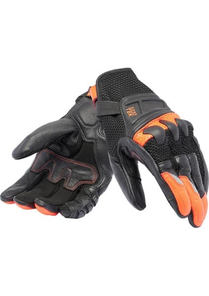 Dainese X-Ride 2 Ergo Black Red Fluo Tekstil Eldiven