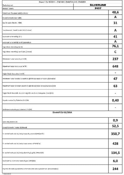 Silverline 3457 Soho 80 cm Cam Davlumbaz - Vizon 4