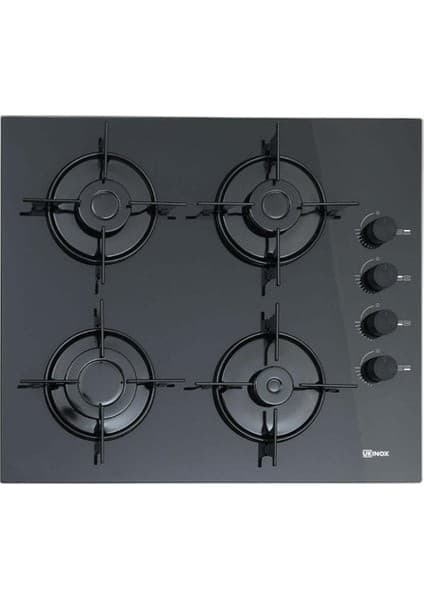 Ukinox Carlo 60 Sıyah Cam Ocak