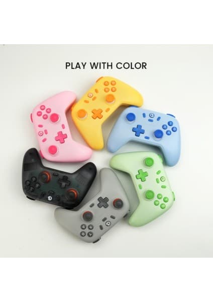 GameSir Nova Lite T4N Kablosuz Şarjlı Oyun Kolu Bilgisayar Pc Android Ios Uyumlu Bluetooth Gamepad Joystick 7
