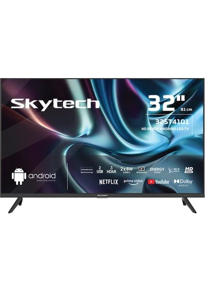 Skytech 32ST4101 32" 82 Ekran Uydu Alıcılı HD Smart Android LED TV