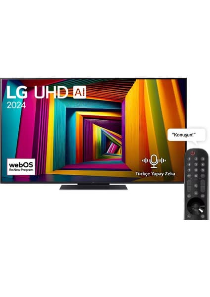 LG 75UT9100 75" 190 Ekran 4K UHD webOS Smart LED TV 8