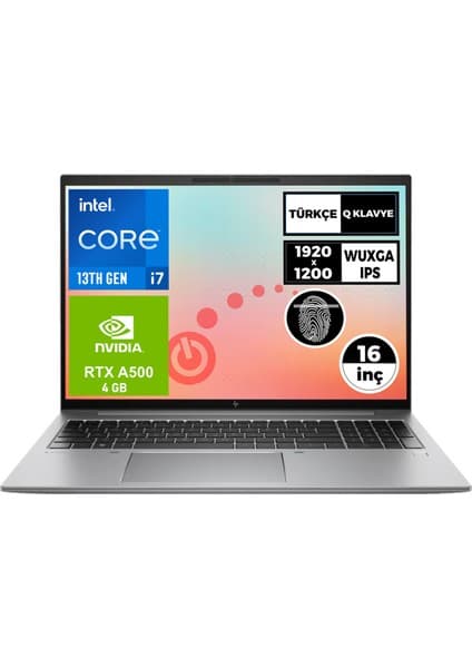 Hp Mws Zbook Fırefly G10 I7-1355U 32GB 1tb SSD W11P 4gb A500 16' Wuxga Iş Istasyonu 866H2EA 6