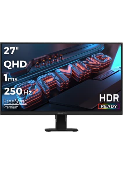 Gigabyte GS27Q x 27 2560X1440 250Hz (Oc) 1ms HDMI Dp Freesync Premium IPS Gaming Monitör