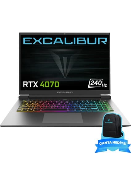 Casper Excalibur G911.1490-EF70X-D Intel Core i9-14900HX 64GB DDR5 RAM 1TB NVME SSD 8GB RTX4070 Freedos Gaming Laptop QHD 240HZ