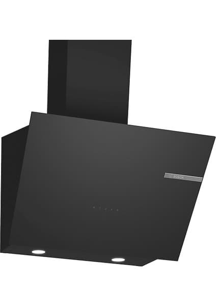 Bosch DWK66PJ60T Eğimli Davlumbaz Duvar Tipi Siyah Renk 60 cm 700 m3/sa Yüksek Emiş Gücü