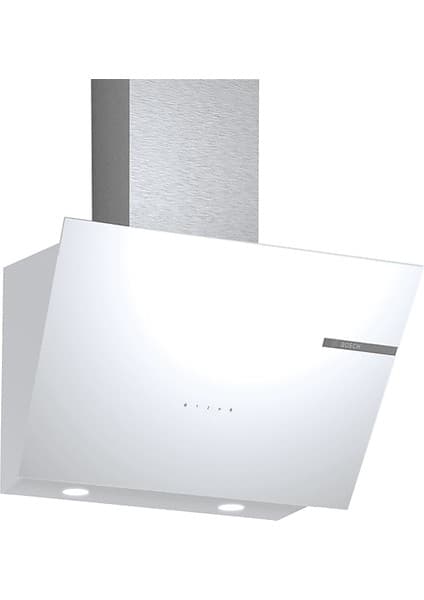 Bosch DWK66PJ20T Ankastre Davlumbaz Duvar Tipi Beyaz Eğimli Tasarım 60 cm