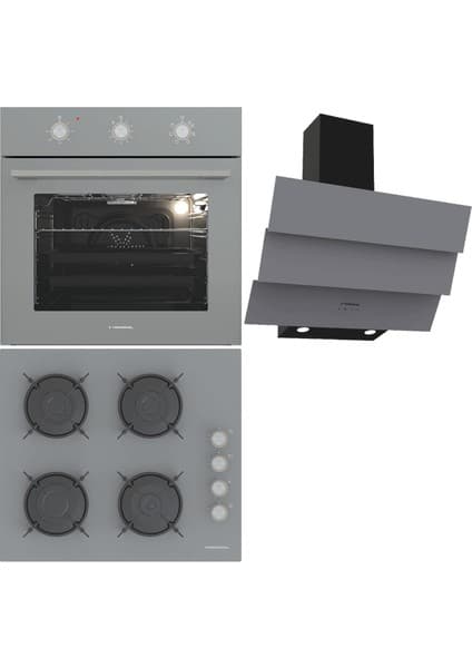 Termikel Ankastre Set (Bo O6435C A + Bh P6144C A + Ch S6532C Ba)