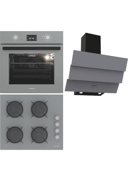 Termikel Ankastre Set (Bo O6555C A + Bh P6144C A + Ch S6532C Ba)