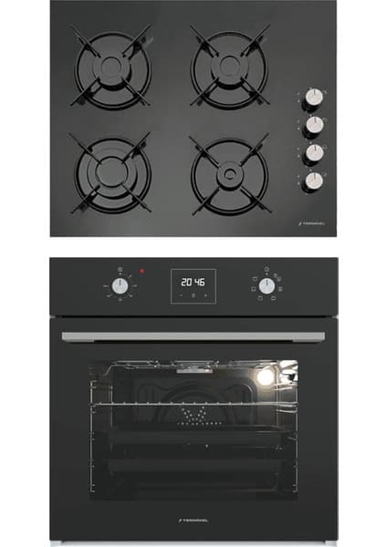 Termikel Ankastre Set (Bo O64D5C B + Bh P6144C B)