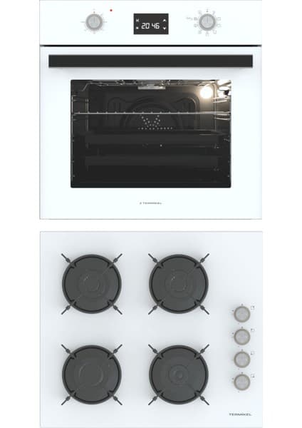 Termikel Ankastre Set (Bo O6555C W + Bh P6144C W)