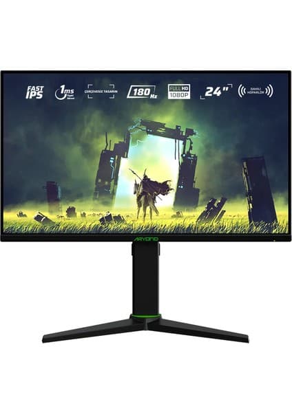 Monster Aryond A24 V2 24" 180Hz Fhd 1 Ms HDR10 300 Nit G-Sync Freesync Pivot Fast IPS Oyuncu Monitörü