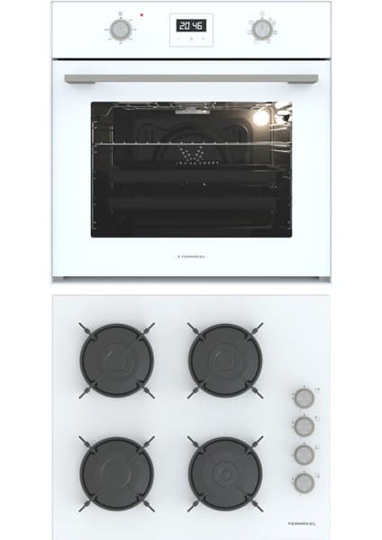 Termikel Ankastre Set (Bo O64D5C W + Bh P6144C W )