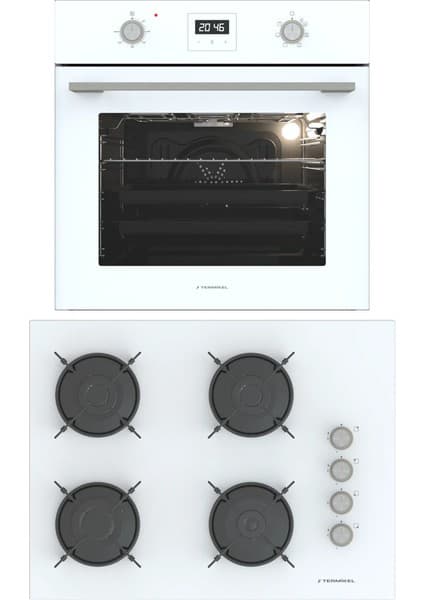 Termikel Ankastre Set (Bo O64D5C W + Bh P7144C W)