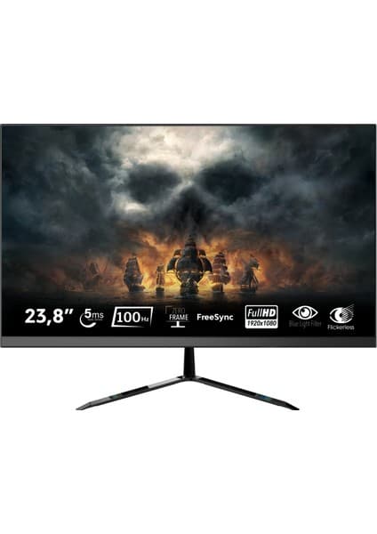 Thull TH-238F-100 23,8" 100Hz 5ms Fhd IPS Freesync Hdmı (Blue Light Filter + Flicker-Free) Monitör