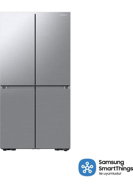 Samsung RF65DG90BESLTR 650 Lt, Gardırop Tipi No-Frost Buzdolabı, Üçlü Soğutma, Wi-Fi