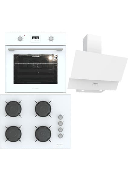 Termikel Ankastre Set (Bo O64D5C W + Bh P7144C W + Ch C6532C Ww)