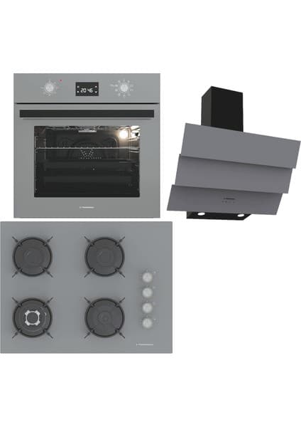 Termikel Ankastre Set (Bo O6555C A + Bh P7194C A + Ch S6532C Ba)