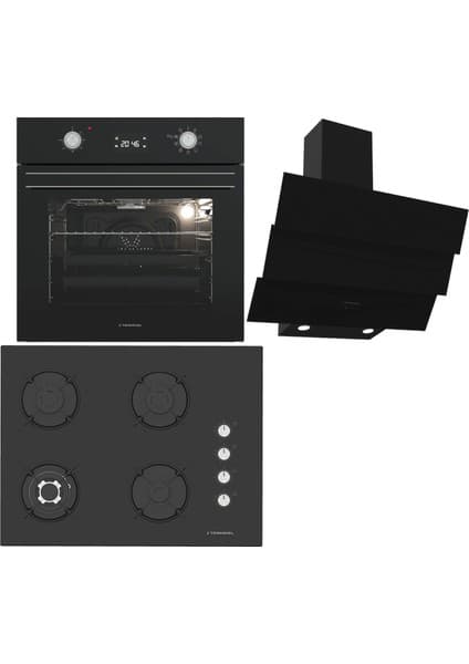 Termikel Ankastre Set (Bo O6555C Db + Bh P7194C B + Ch S6532C Bb)