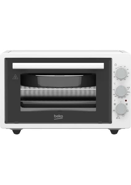 Beko Mini Fırın 30 L Beyaz Turbo Pişirme Özelliği ile 6 Program Seçeneği Sunar