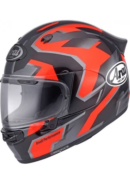Arai Quantic Robotic Red Kapalı Kask