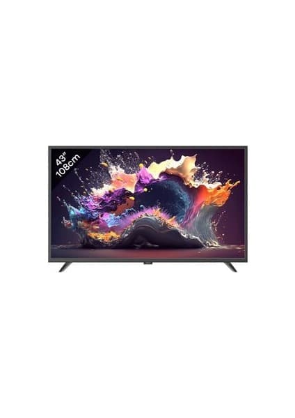 Peaq PQ43DAL540 43" 109 Ekran Uydu Alıcılı 4K Ultra HD Smart LED TV