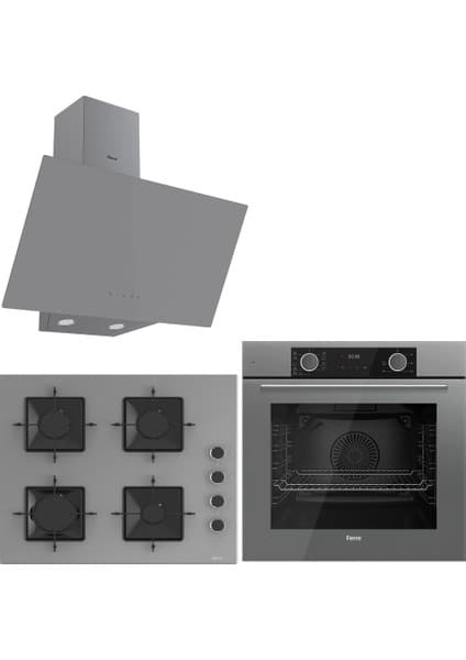 Ferre Fryart Serisi Gri Set ( SS208 + XE63CPR + D079)