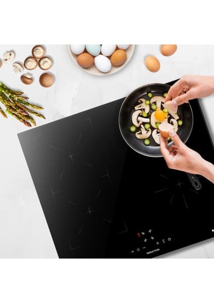 Kumtel I6-4tb Siyah Indüksiyonlu Ankastre Ocak I6-4tb