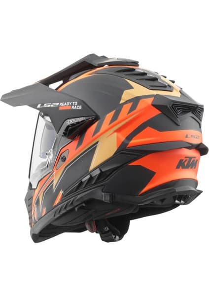 KTM Ls2 Explorer Helmet Full Face Terekli Kask 6