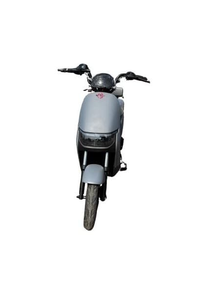 Motolüx Gogo 2 Elektrikli Motosiklet 48V 20Ah Batarya 219 kg Taşıma Kapasitesi Gri Renk