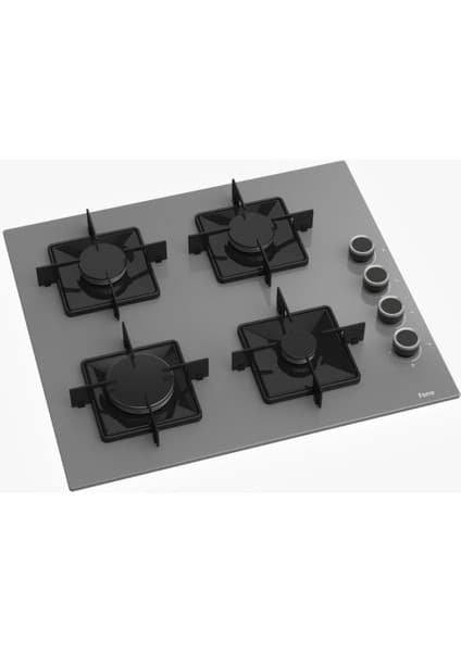 Ferre SS206 Kare Emaye Izg. Beyaz Cam Ocak 5