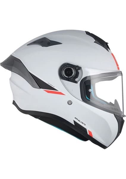 Mt Helmets Kask Targo S Solid Mat Beyaz 8