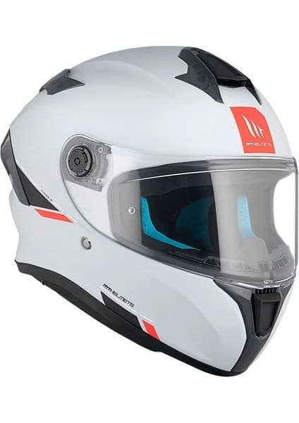Mt Helmets Kask Targo S Solid Mat Beyaz