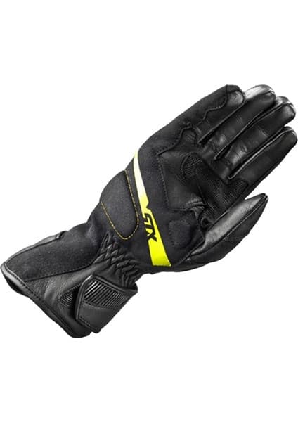 Shıma Stx-2 Korumalı Motosiklet Eldiveni Siyah / Sarı 8