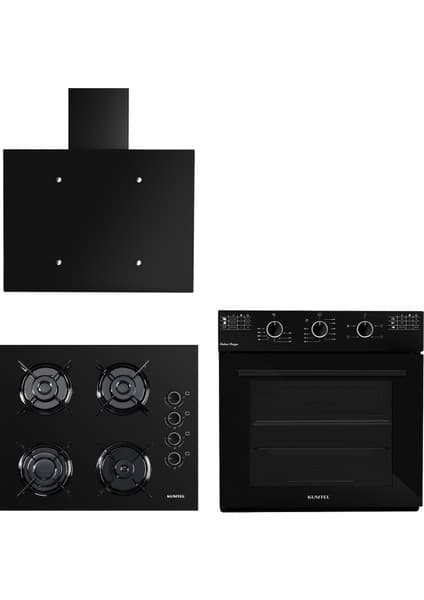 Kumtel Italian Design Cam Ankastre Set