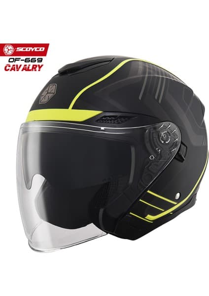 Scoyco Yarım Motosiklet Kaskı Of 669 Cavalry
