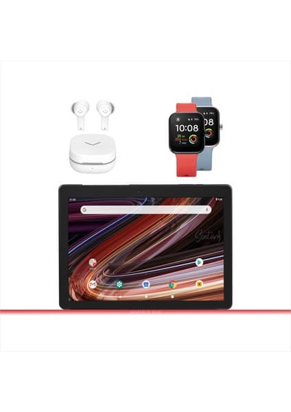 Vestel Yaz Tatili Paketi (V Tab Z1 A Tablet + Akıllı Saat + Kulaklık)