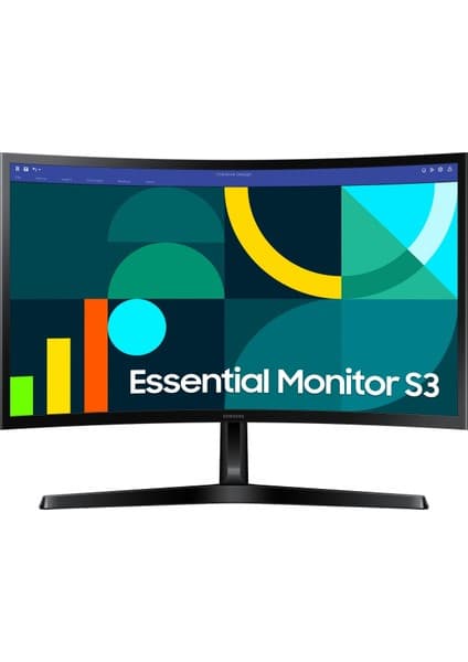 Samsung Essential S3 24" 100Hz 4ms Full HD Curved VA LED Monitör