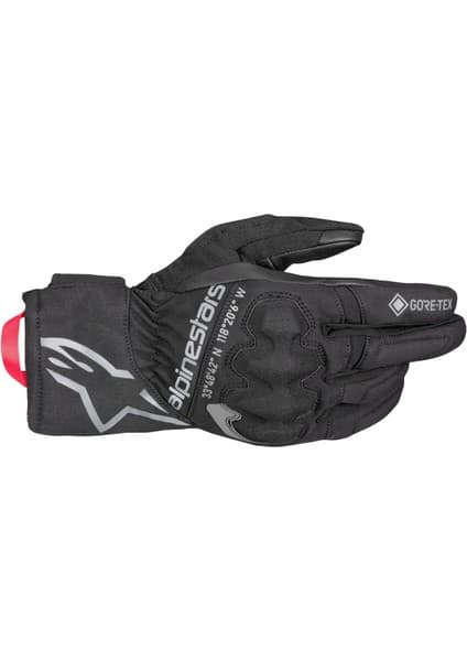 Motomax Alpinestars Crestone Goretex Korumalı Motosiklet Eldiveni Siyah