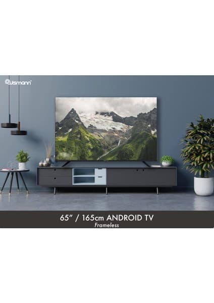Wismann 75" 190 Ekran Uydu Alıcılı 4K Ultra HD Android Smart LED TV 5