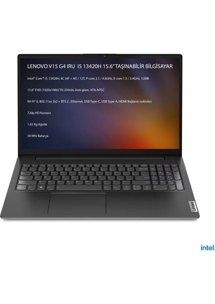 Lenovo V15 Gen 4 Iru Intel Core I5 13420H 8gb 512GB SSD 15.6\