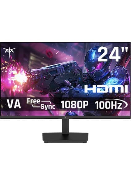 KTC H24V27 23.8" 100 Hz (HDMI + VGA ) 1920×1080 Amd Freesync Full HD Flat Monitör