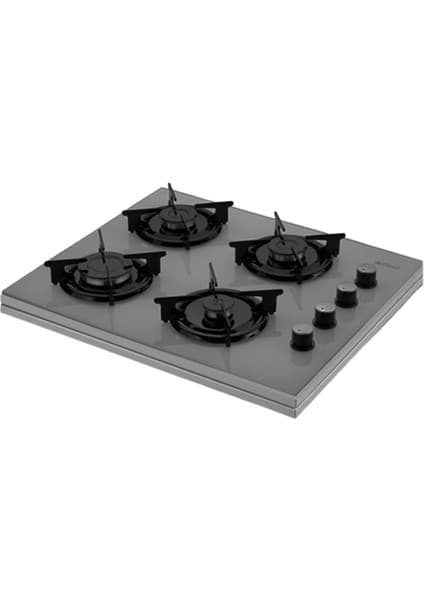 İtimat Itimat 1340 Antrasit-Gri Cam Set Üstü Doğalgazlı Ocak