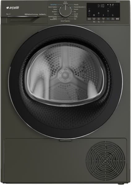 Arçelik 900 Kmp Ig 9 kg A++  Çamaşır Kurutma Makinesi Grey