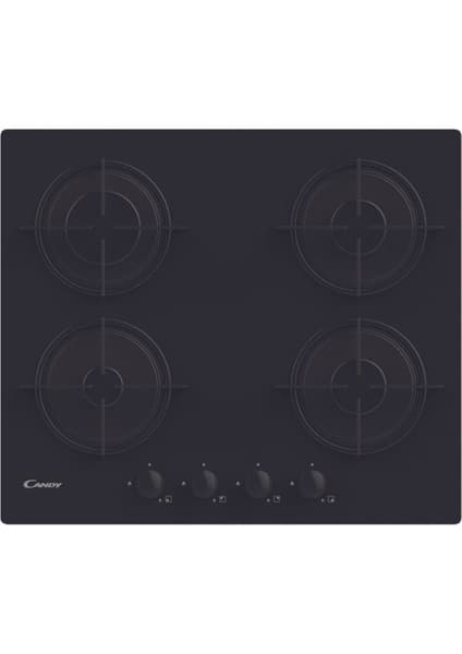 Candy CVW6BB Siyah Cam Ankastre Ocak